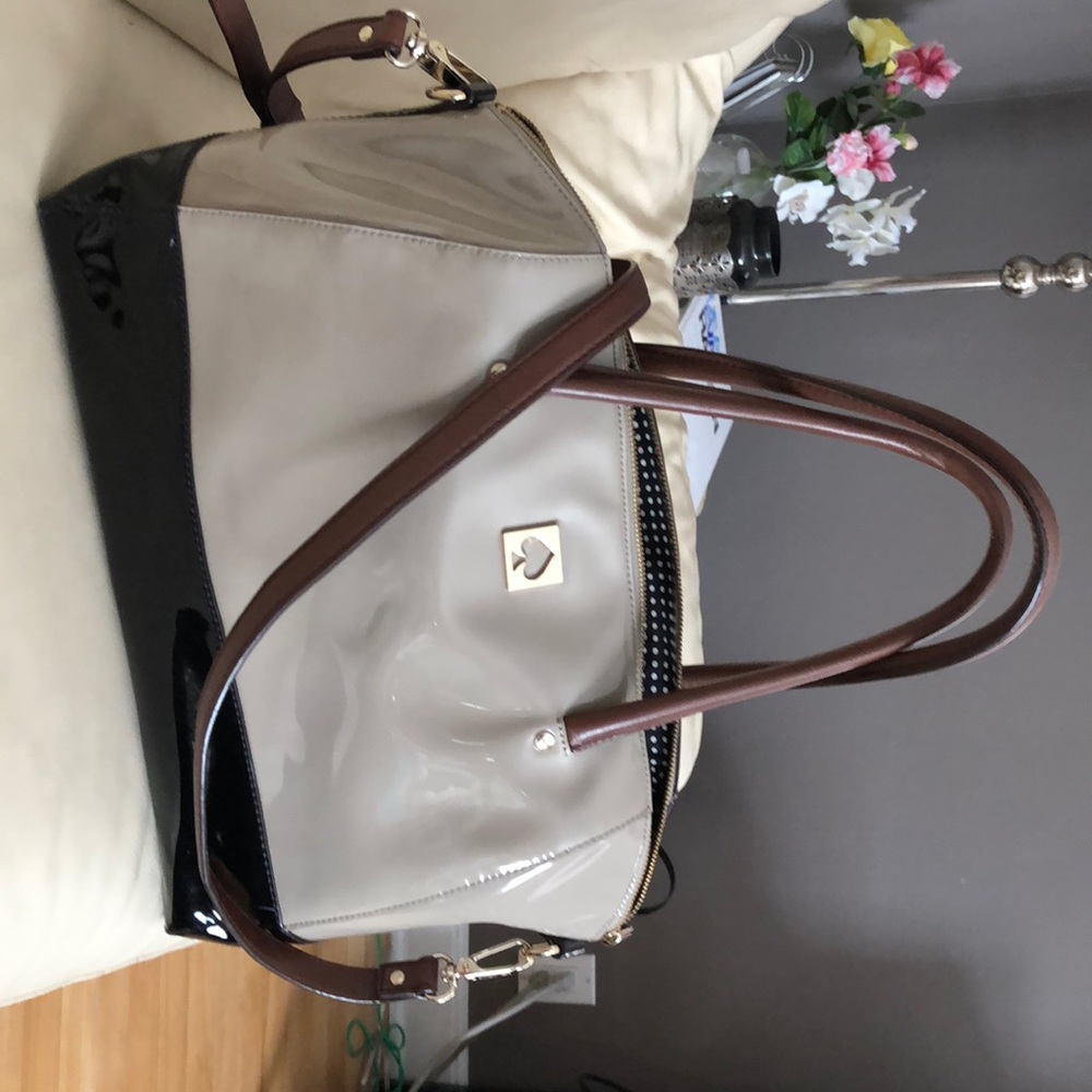 Kate Spade patent leather large purse/tote